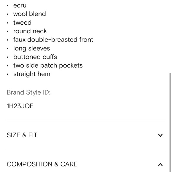 Ba&Sh Wool Jacket NWT - Picture 2 of 9